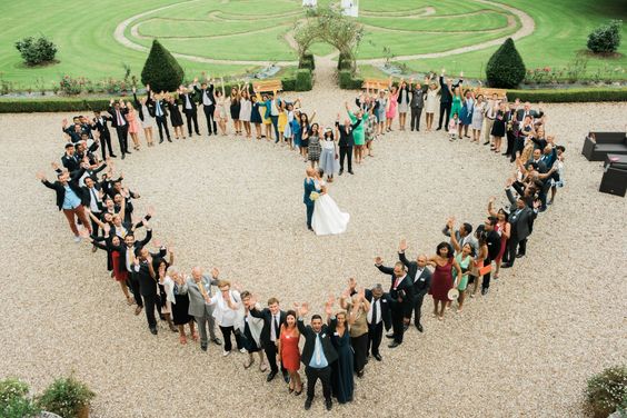 photo groupe, invités mariage, wedding guests, wedding planner, organisation mariage