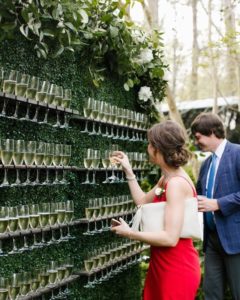 Choisir le champagne de son mariage: Mur de champagne