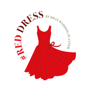 Red Dress D day wedding Planner