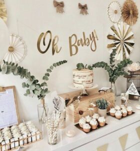 Baby shower bordeaux