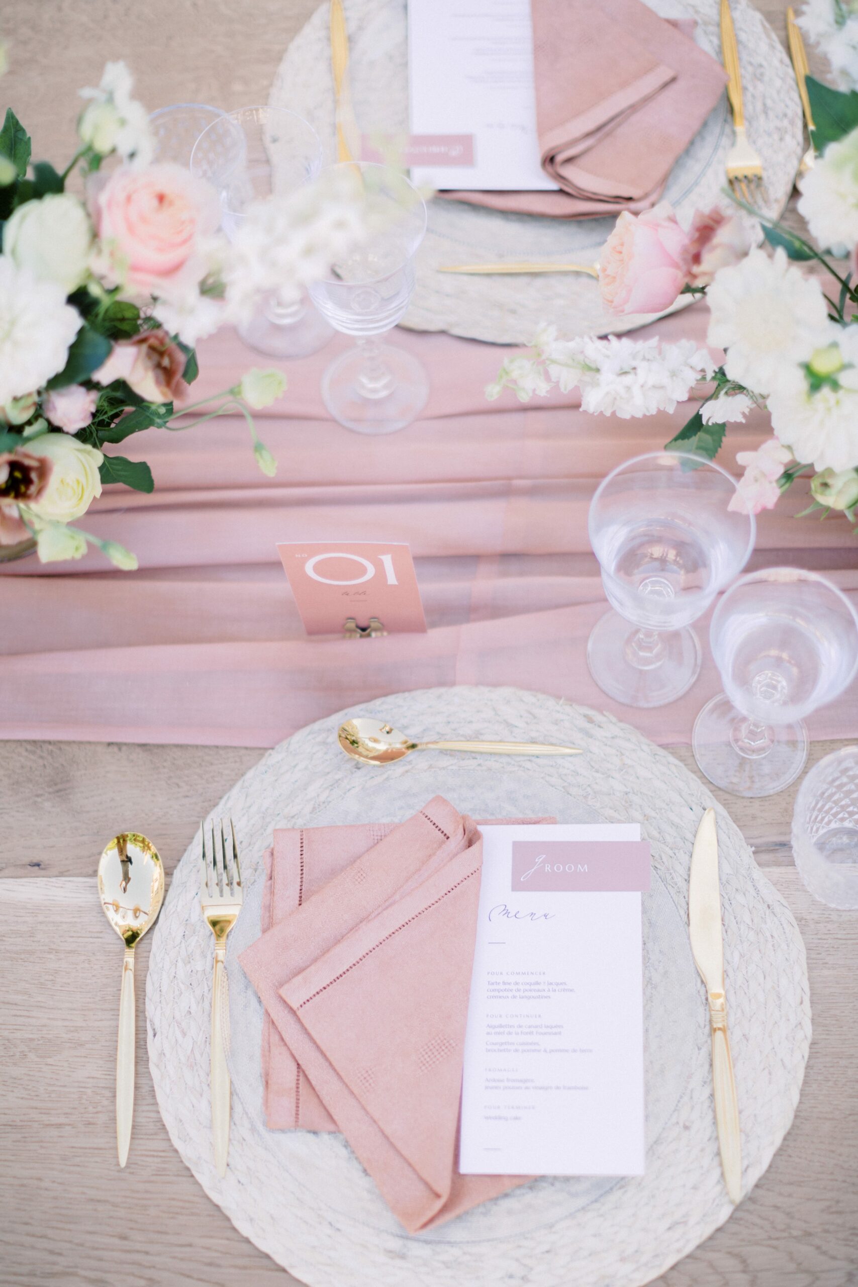 décoration mariage blush pink wedding planner bretagne
