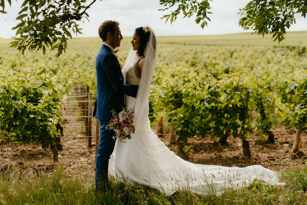 mariage dans les vignes