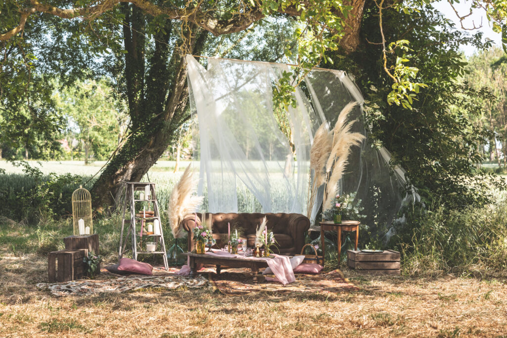 Décor demande en mariage