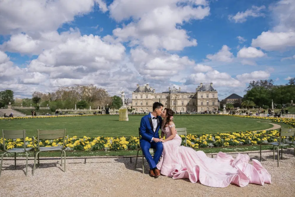 Mariage, photo, wedding, Paris, Jardin du Luxembourg, se marier à Paris au printemps