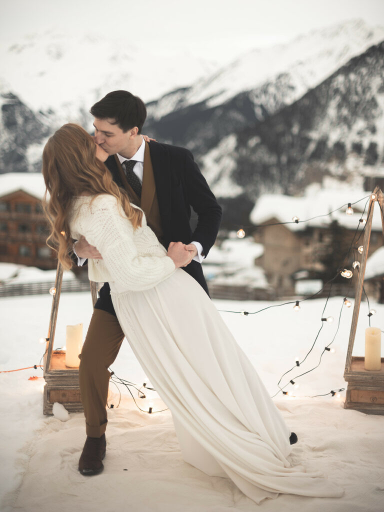 Photo: Marie Montibert Mariage en hiver, mariage hors saison