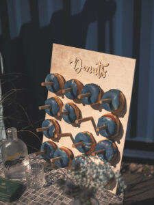 donut, dessert, wedding, animation, atypical, blue