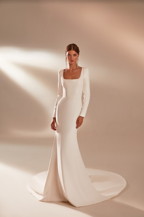 Style robe de mariée minimaliste