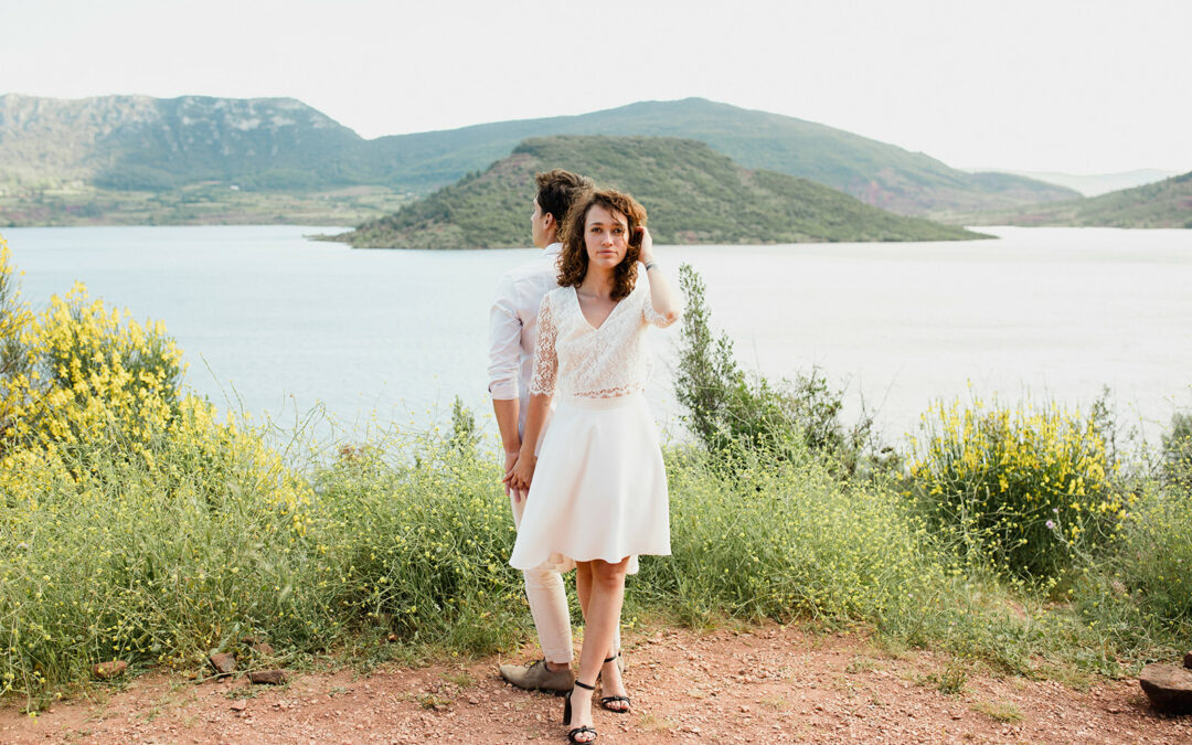 Un mariage au bord d’un lac dans le Jura