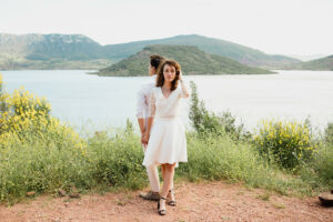 Mariage au bord du lac