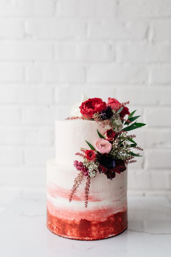 wedding cake, gateau saint valentin