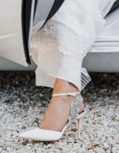 chaussures à talons, chaussures de mariée en provence