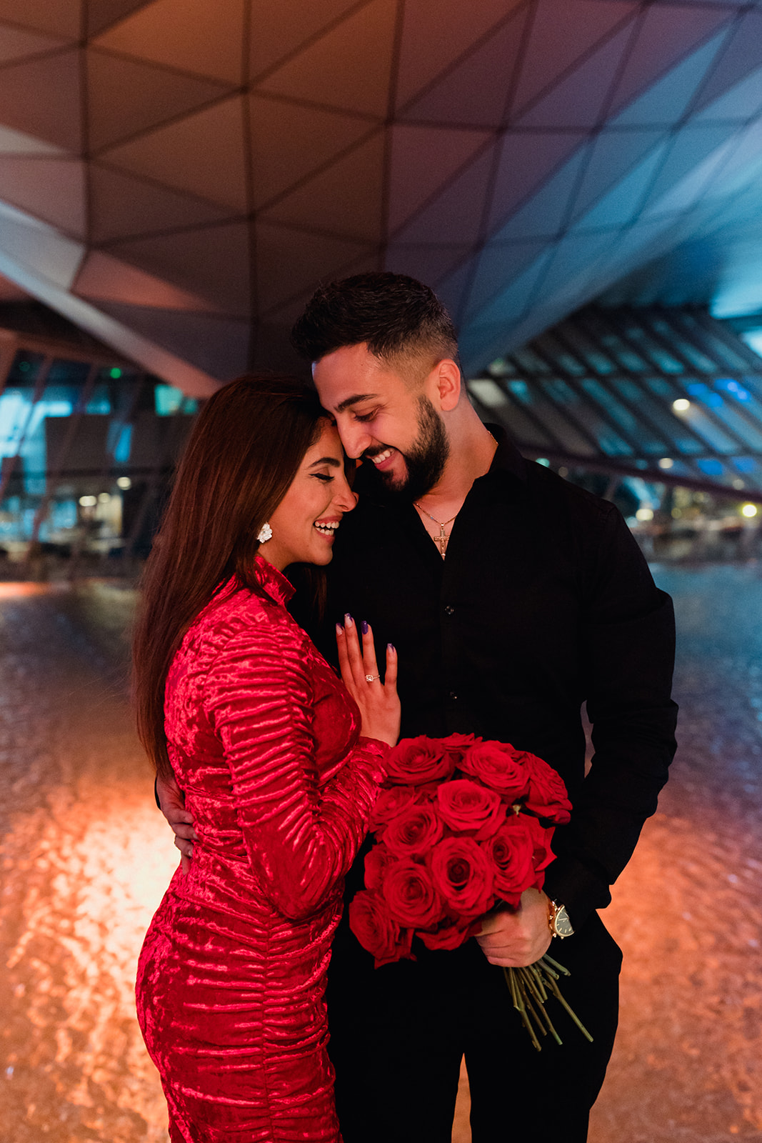 demande, demande en mariage, rose, roses rouges, bouquet, amour, love