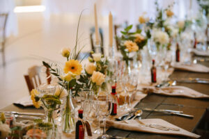 decoration, table, fleurs, mariage, wedding decoration