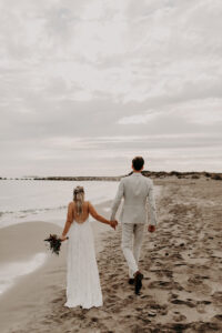 se marier à la plage