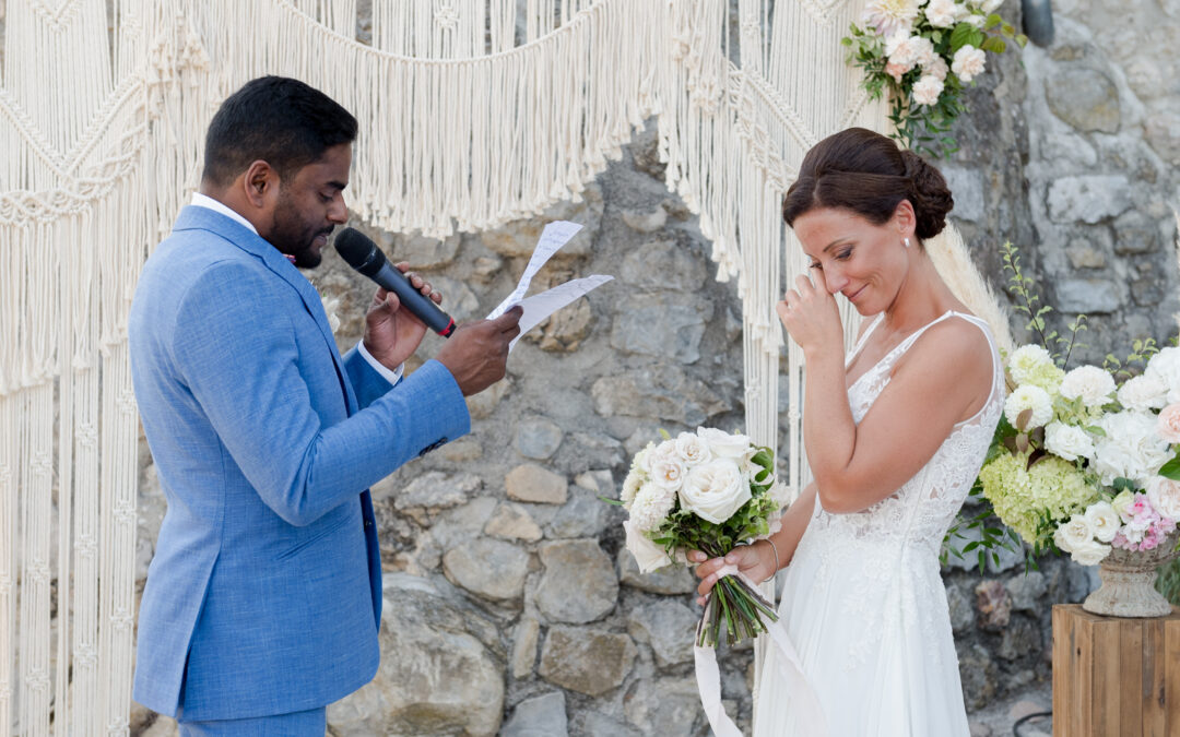 mariage de rêve en Ardèche, Ecrire ses vœux de mariage