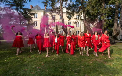 red dress, robe rouge, D Day Team, Wedding