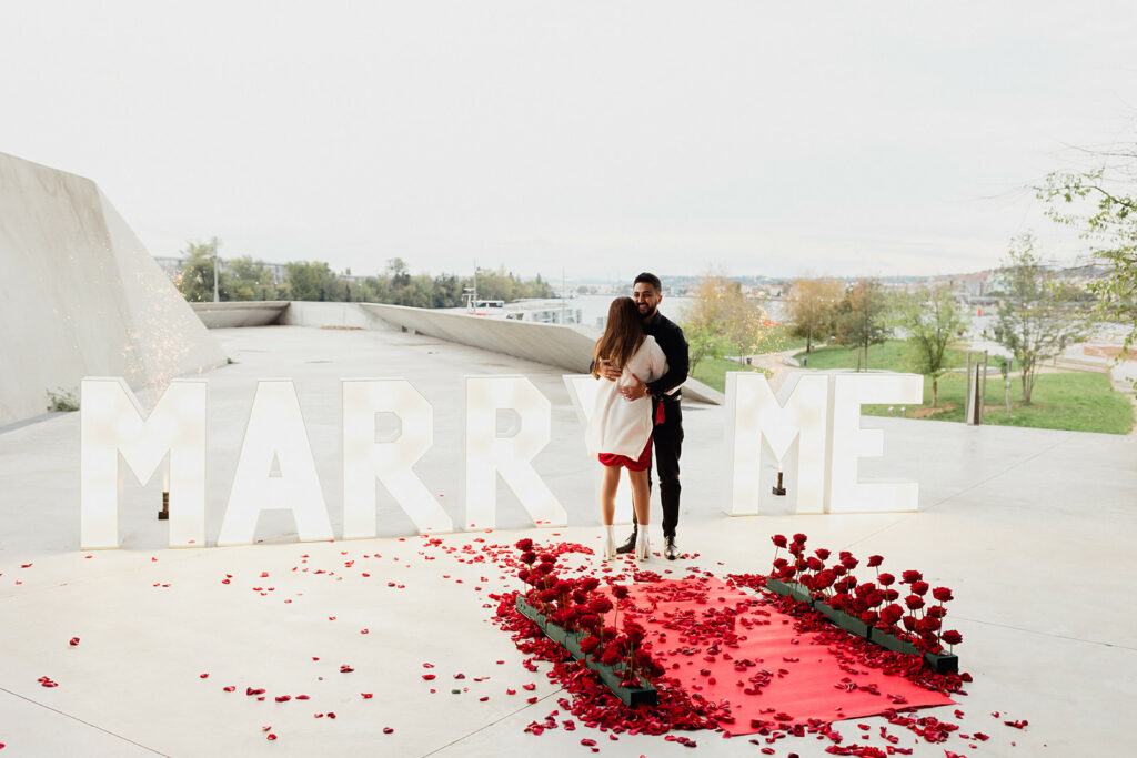 Déco pour demande en mariage