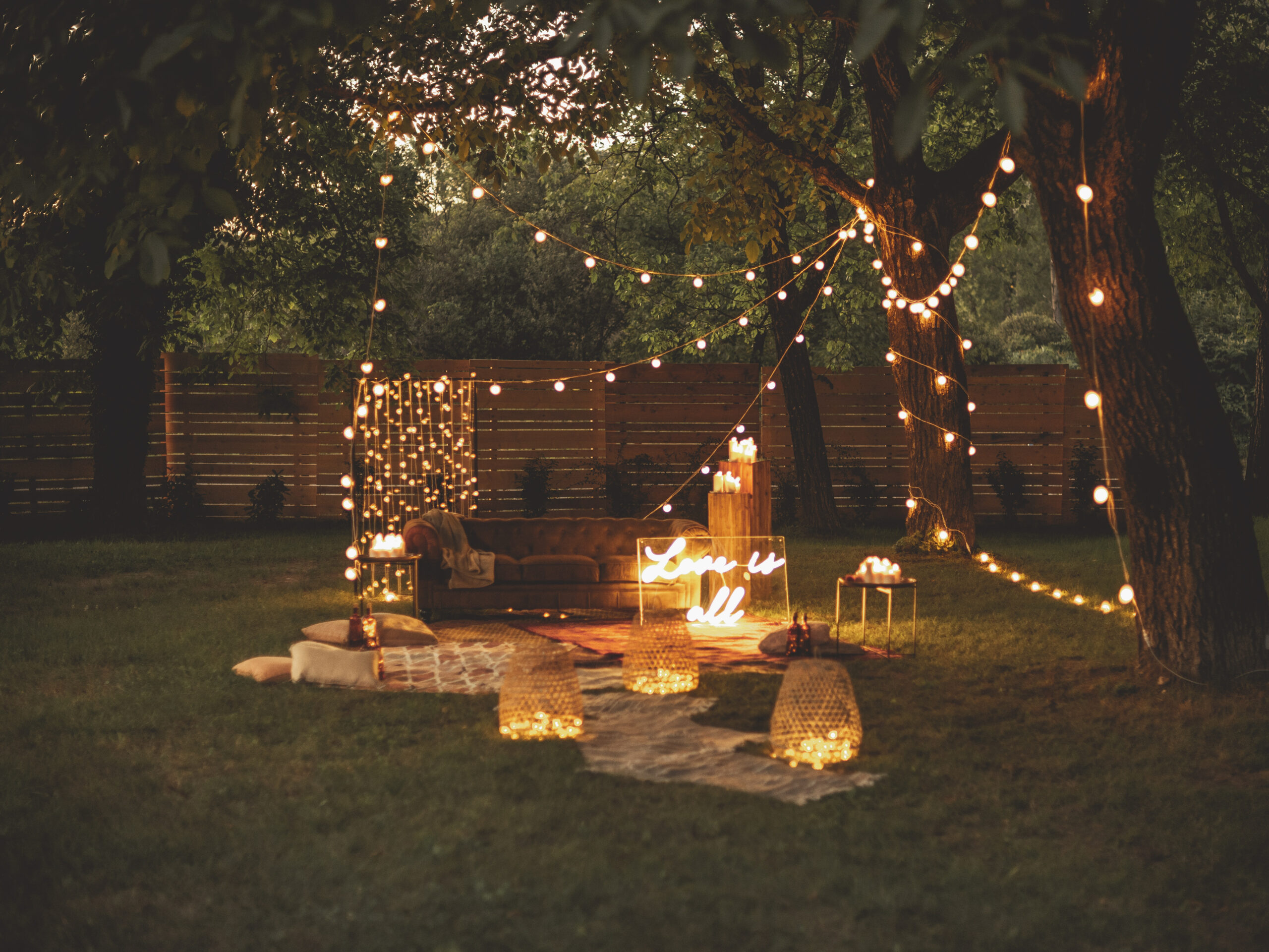 Décoration pour un mariage à la plage