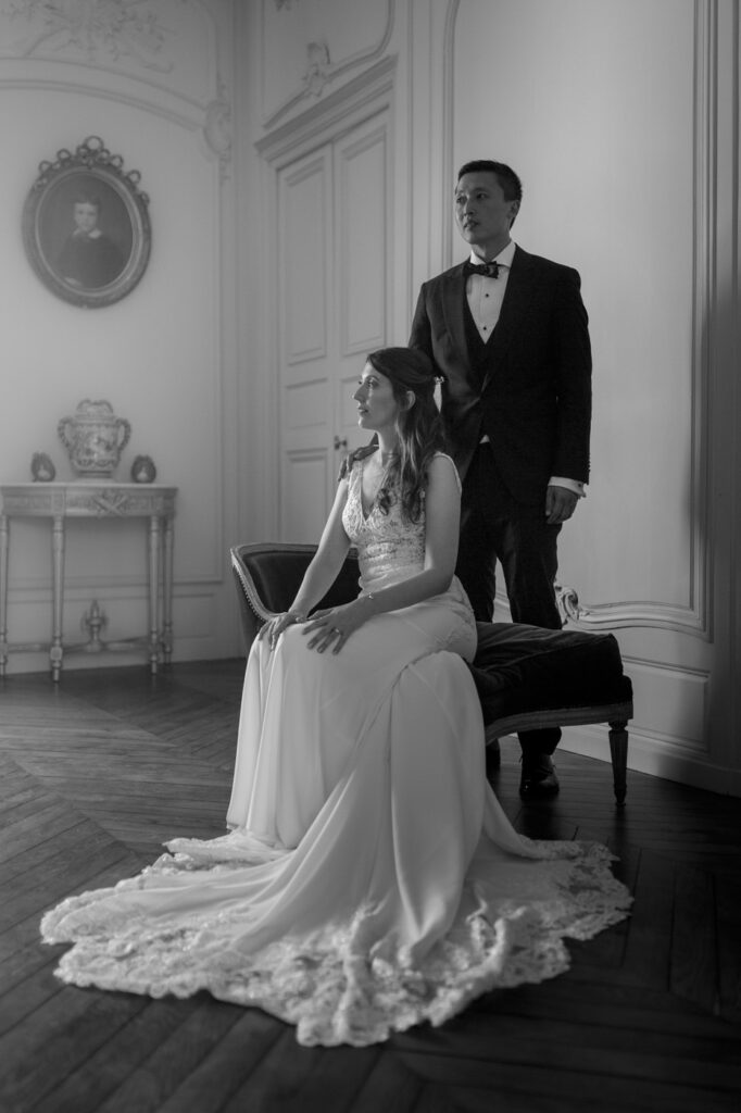 se marier dans un château du Loiret, photo de couple