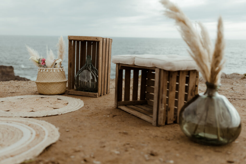 Demande en mariage au bord de la mer