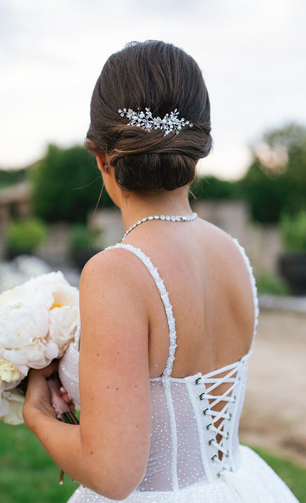 Accessoires mariée : dans les cheveux