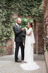 voile court, voile de mariée, mariée, photo de couple, bride, groom