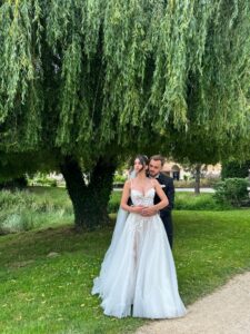 mariage jura costume, mariage, joie, amour, robe de mariée, nature, arbre