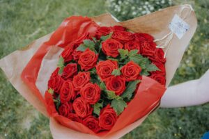 bouquet de roses demande en mariage