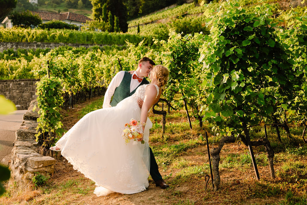 mariage vignes, mariage lavaux