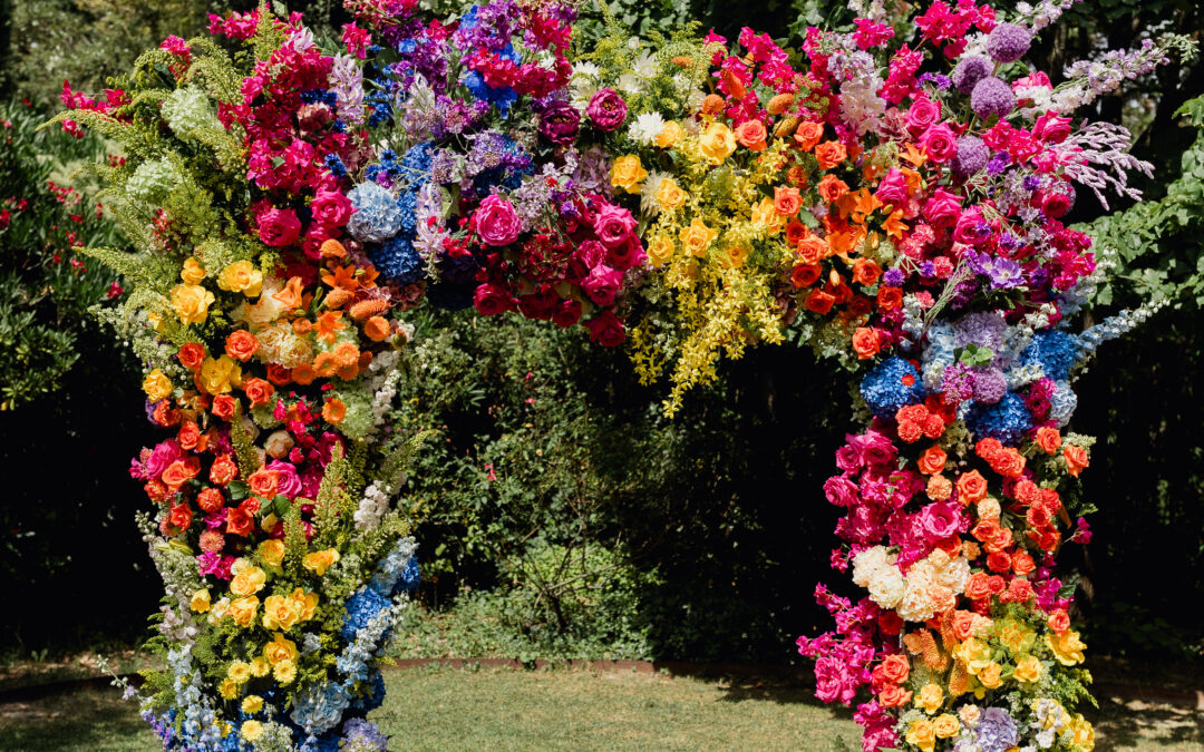 Un mariage haut en couleur