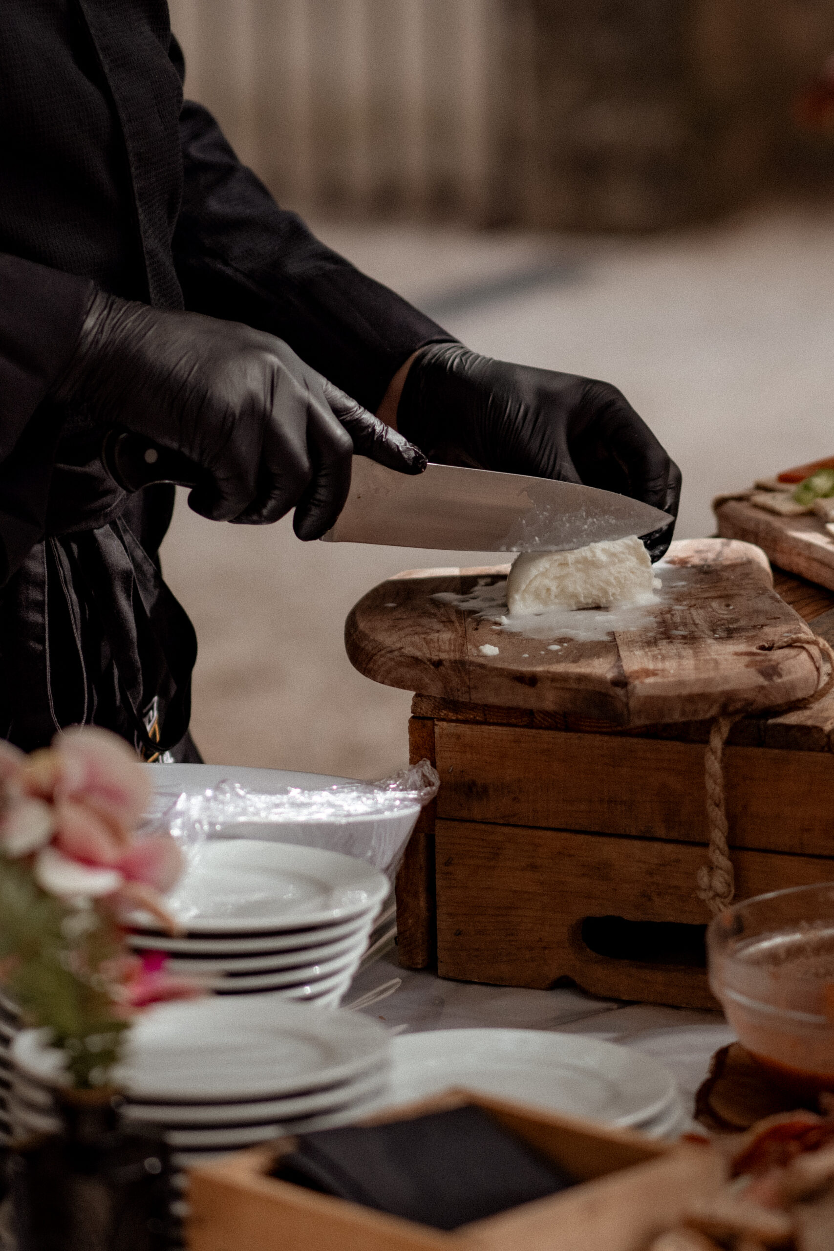 cocktail, nourriture, cocktail dînatoire, show culinaire