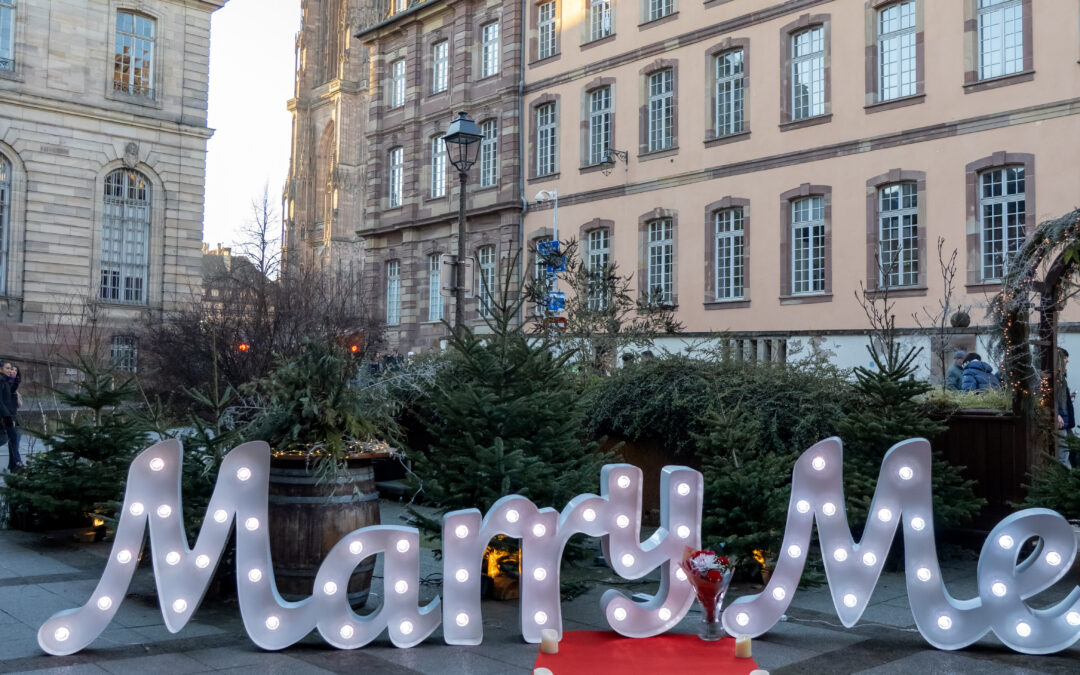 Faire sa demande en mariage à Strasbourg