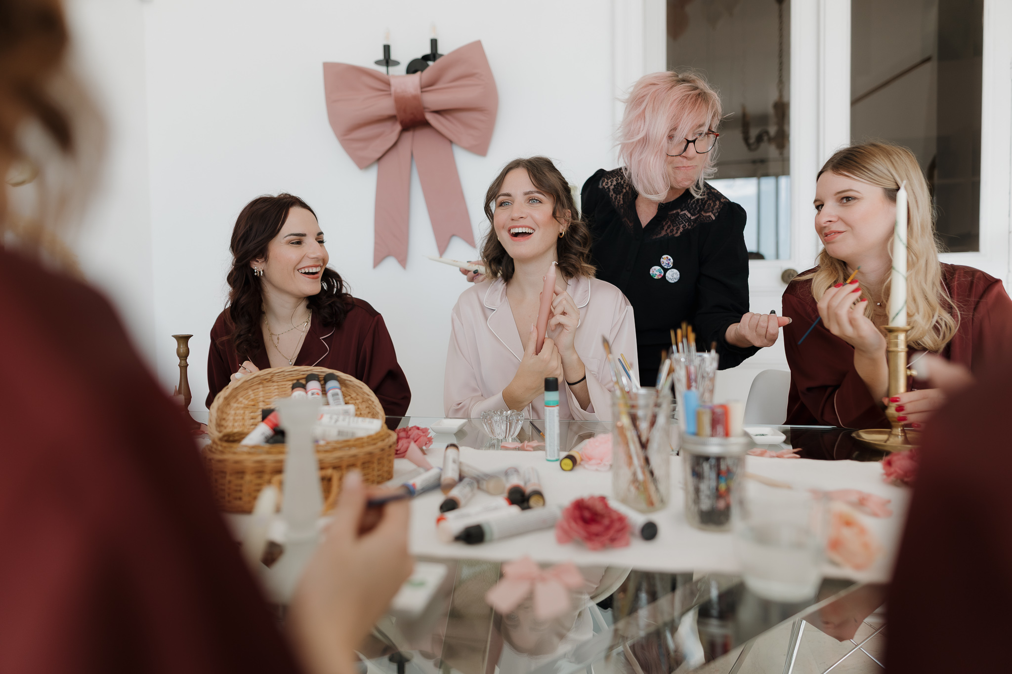 EVJF, atelier créatif, bougie, enterrement de vie de jeune fille 