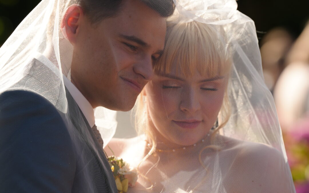 photos de couple, voile